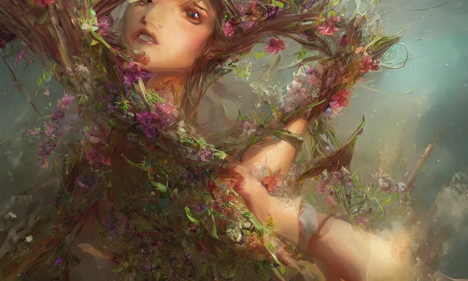 Prompt: spring, digital art, concept art, fantasy art, highly detailed, hd wallpaper, artstation, deviantart, behance