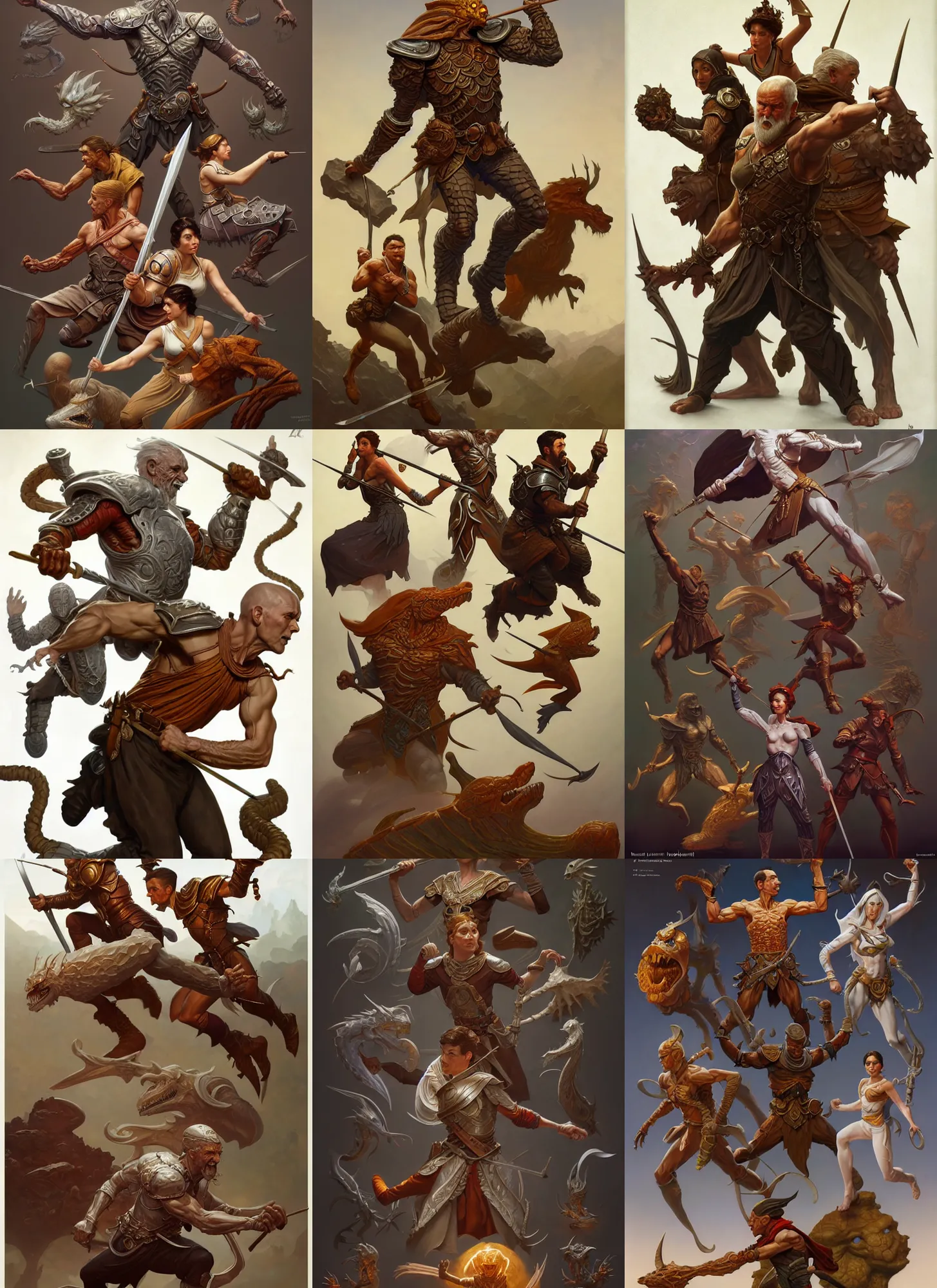 Prompt: full - body d & d mtg rts unit anatomy on white background, action pose, intricate, highly detailed, digital painting, artstation, concept art, smooth, sharp focus, illustration, art by norman rockwell emiliano ponzi andrey remnev yoann lossel aaron jasinski, 8 k