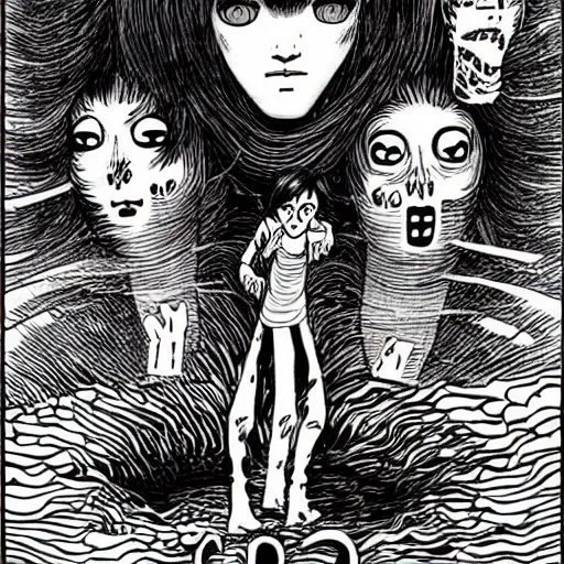 Image similar to literary nonsense by junji ito