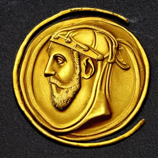 Image similar to 4 th century gold solidus coin of drake, today's featured photograph 4 k