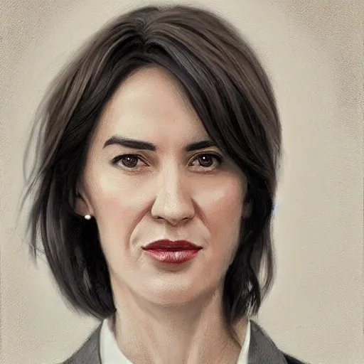 Image similar to maia sandu hyperrealistic, style of greg rutkowski