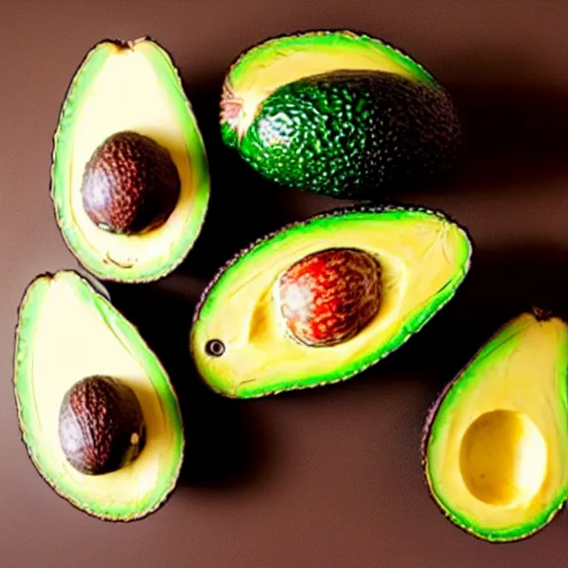 Image similar to bizarre surrel avocado head, wth is this