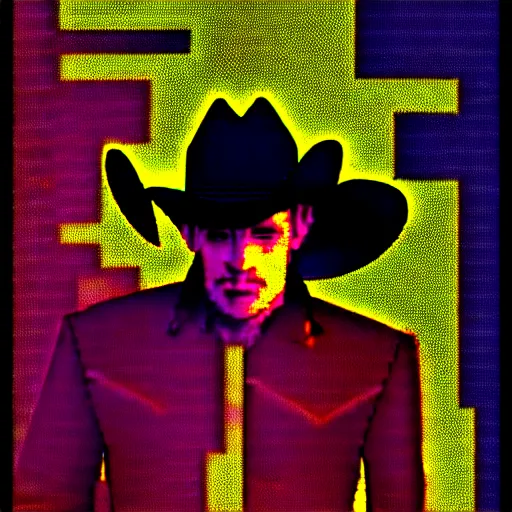 Prompt: glitch, glitch cowboys, glitch italian western, glitch