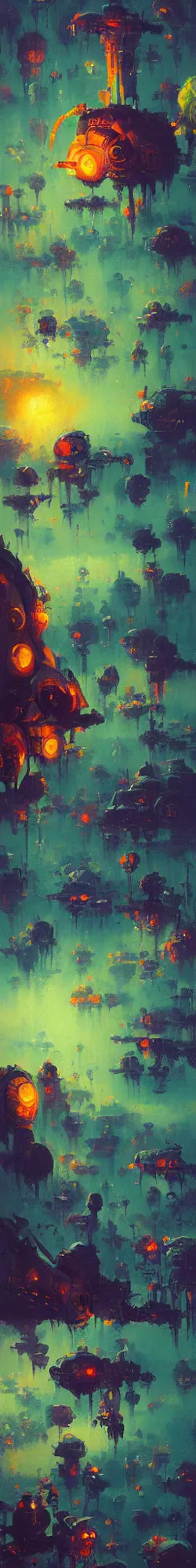 Prompt: a beautiful painting representative of the art style of paul lehr