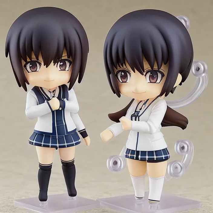 Image similar to An anime Nendoroid of A LOVELY GIRL, figurine, detailed product photo