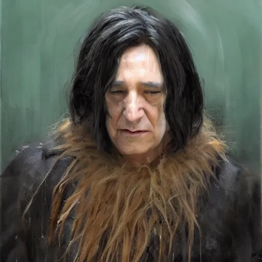 Image similar to chewbacca severus snape by jeremy mann