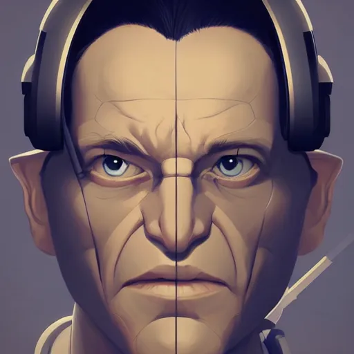 Image similar to face icon stylized minimalist total recall, loftis, cory behance hd by jesper ejsing, by rhads, makoto shinkai and lois van baarle, ilya kuvshinov, rossdraws global illumination