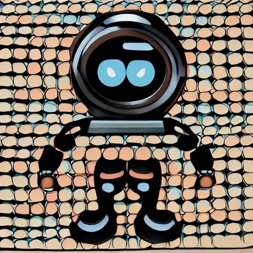 Prompt: magnet man character design, graphic art design, intricate details, studio lighting