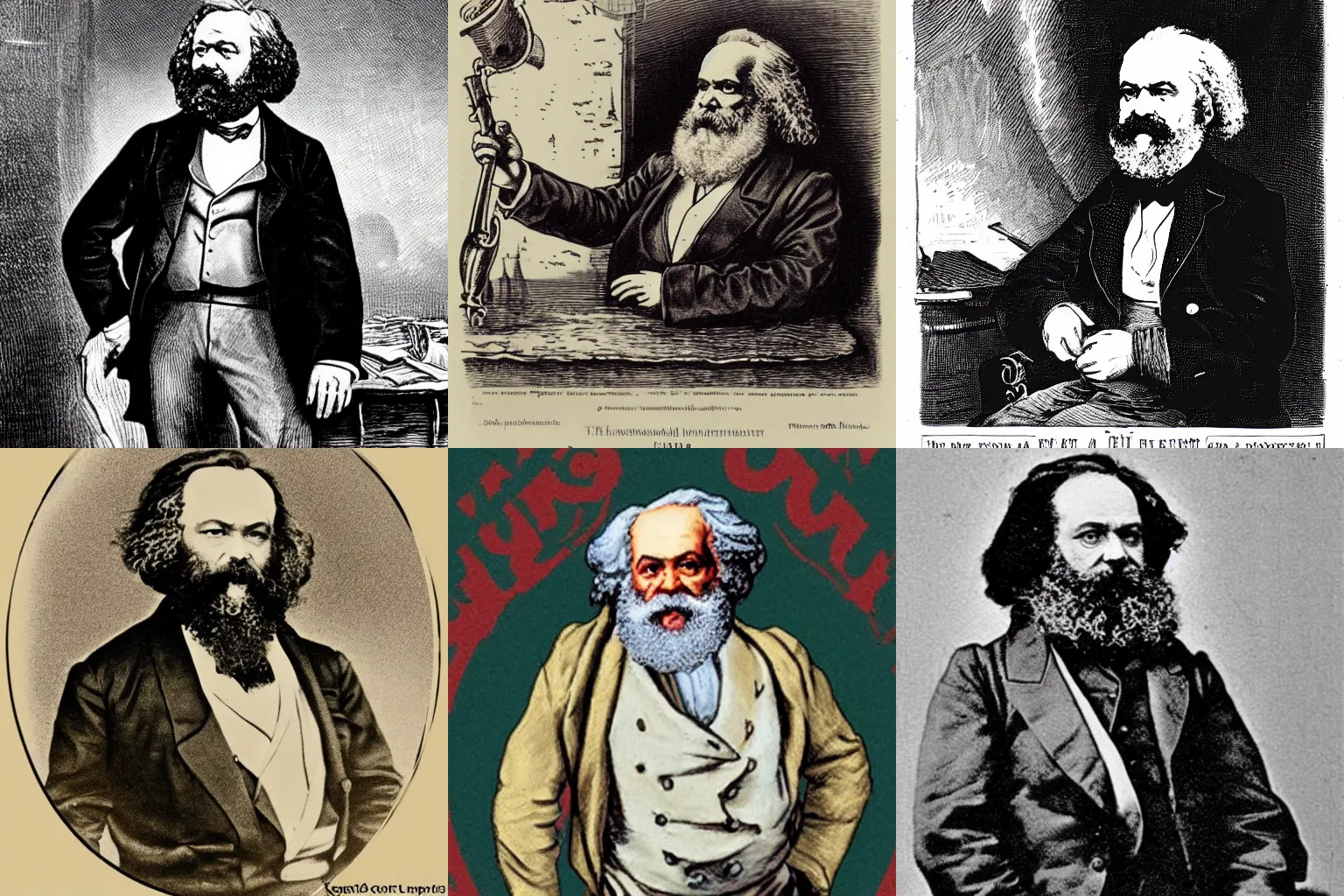 Prompt: karl marx as a pirate