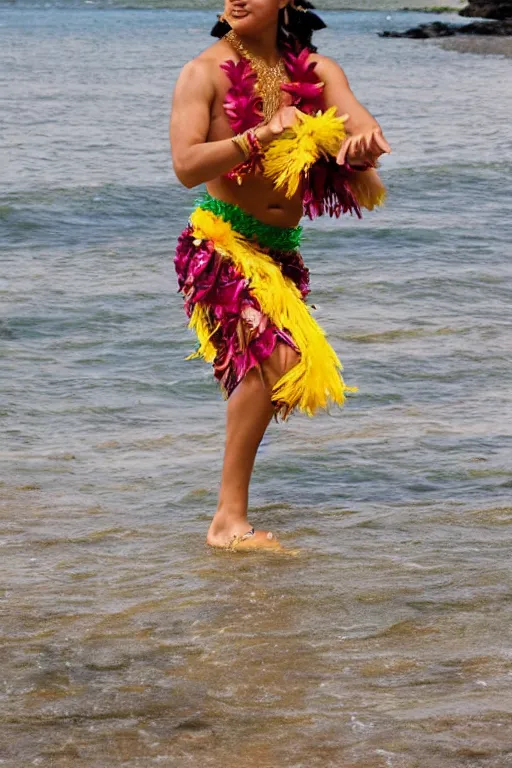 Image similar to hawaiian hula dancer