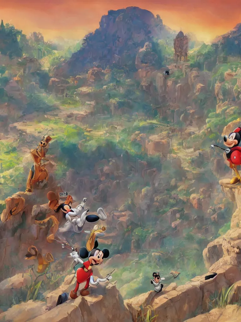 Image similar to listening to music by disney concept artists, blunt borders, rule of thirds