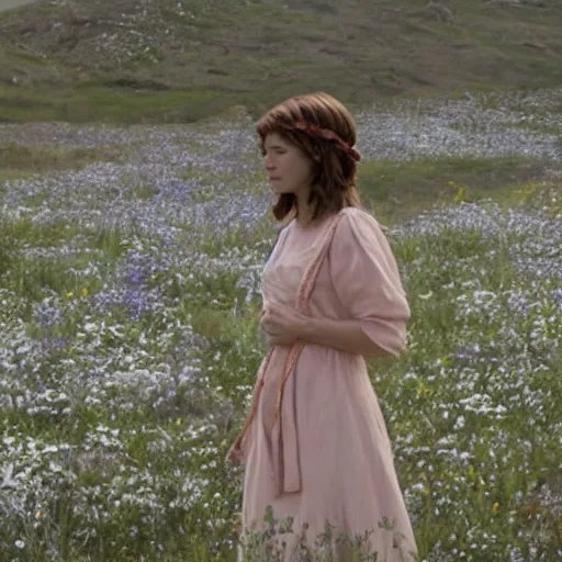 Prompt: film still of mary elizabeth winstead in midsommar 2 ( 2 0 2 4 )