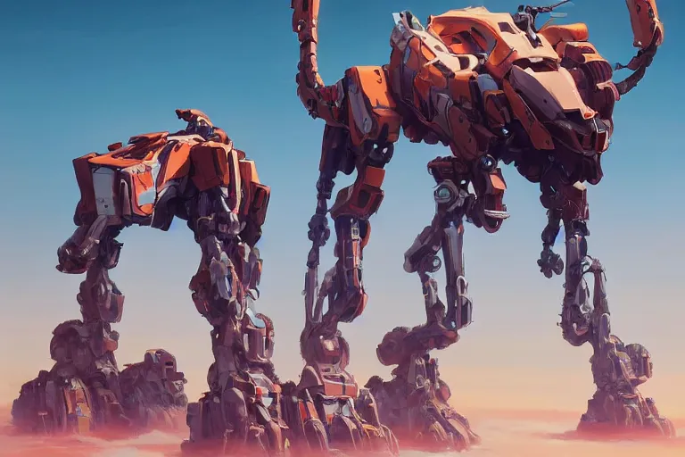 Image similar to longleg machine mecha animal beast robot of horizon forbidden west horizon zero dawn bioluminiscence, behance hd by jesper ejsing, by rhads, makoto shinkai and lois van baarle, ilya kuvshinov, rossdraws global illumination