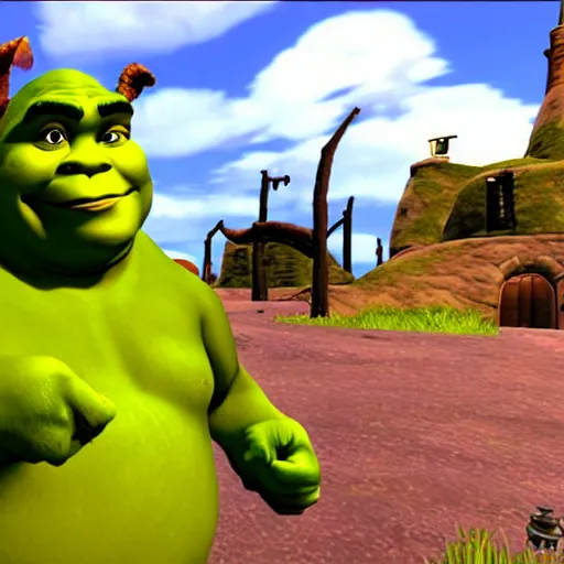 Image similar to PS1 Shrek