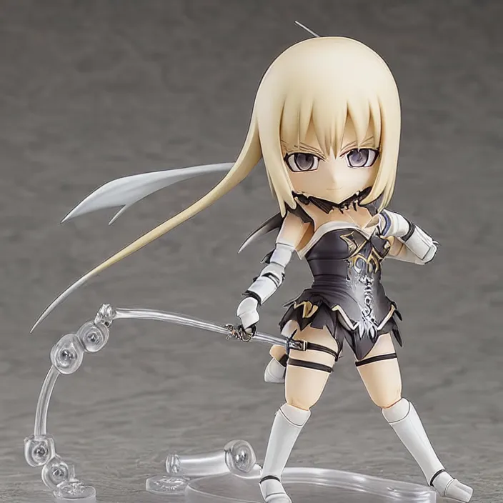 Prompt: priscilla from claymore, an anime nendoroid of priscilla from claymore, figurine, detailed product photo