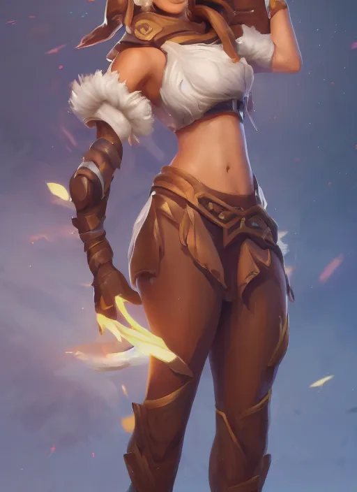 Image similar to taliyah, from league of legends, au naturel, pawg, dogal cıplak, hyper detailed, digital art, trending in artstation, cinematic lighting, studio quality smooth render, unreal engine 5 rendered, octane rendered, art style by kristen liu - wong and natalie krim and ian sprigger and wlop and krenz cushart