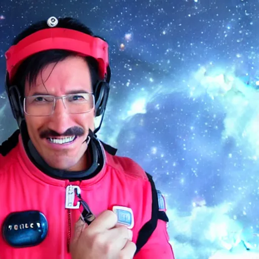 Image similar to marikiplier in space