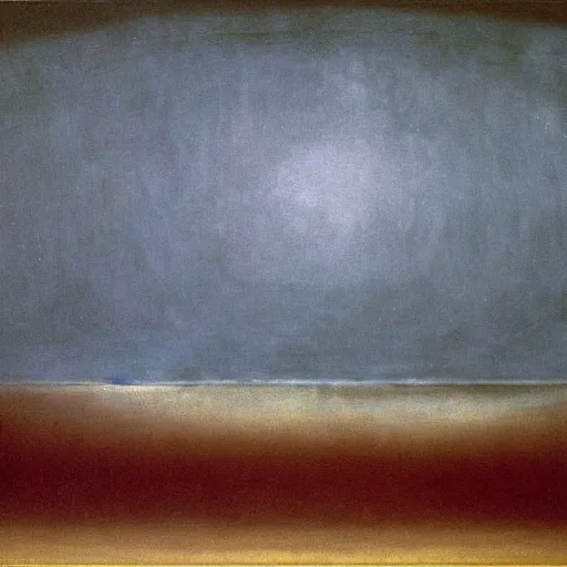 Image similar to the abstract painting'arctic void ', by caspar david friedrich, by rothko