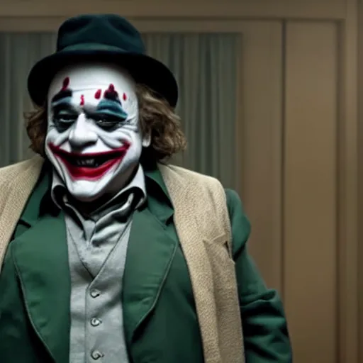 Image similar to A still of Danny Devito in Joker (2019)