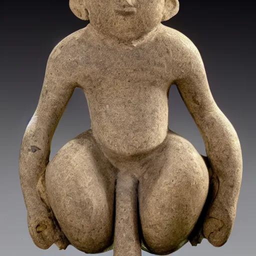 Image similar to fertility idol, prehistoric figurine