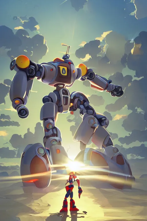 Prompt: metabots medabots medarotto medarot robot minimalist comics sharpen earth defense force tank, behance hd by jesper ejsing, by rhads, makoto shinkai and lois van baarle, ilya kuvshinov, rossdraws global illumination radiating a glowing aura ray tracing hdr