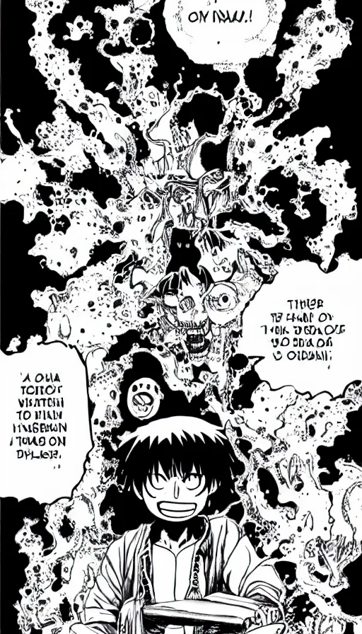 Image similar to The end of an organism, by Eiichiro Oda