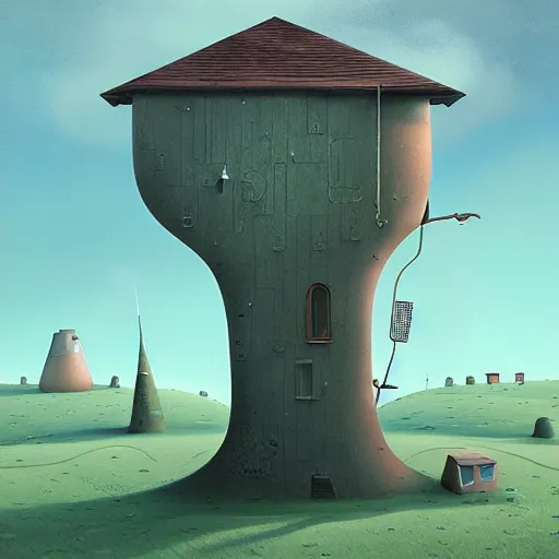 Image similar to gediminas pranckevicius paranoid android illustration