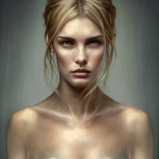 Prompt: Rachel Connor from premier model management, physically accurate, moody dynamic lighting, very very intricate, very very elegant, highly detailed, digital painting, artstation, HR GIGER, Hieronymus Bosch, Francis Bacon, concept art, smooth, very beautiful, sharp focus, illustration, art by artgerm and greg rutkowski and alphonse mucha