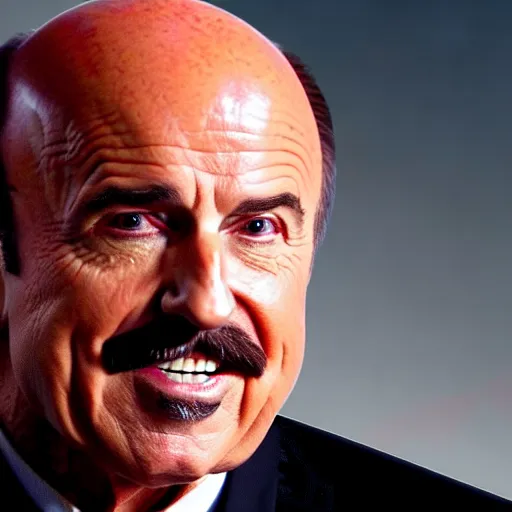 Image similar to dr. Phil as a ghost in star wars