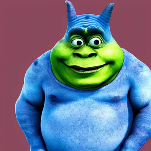 Image similar to blue shrek