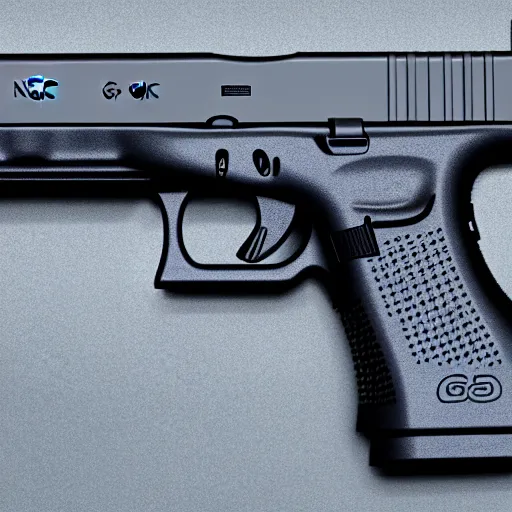 Image similar to glock 1 9, photorealistic, high detail, color graded, 8 k, good quality, realistic