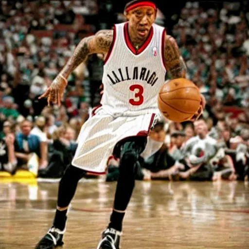 Image similar to allen iverson nenderoid