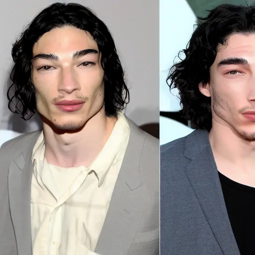 Image similar to ezra miller morbidly obese