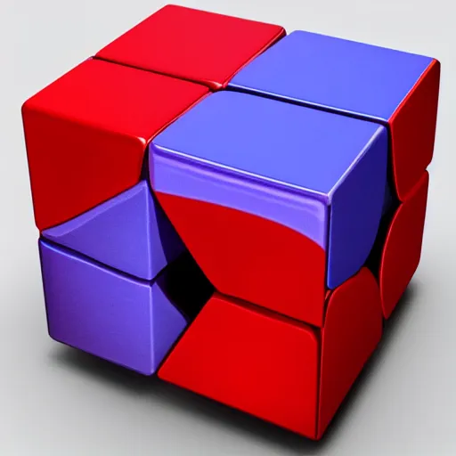 Prompt: impossible cube, raytracing, rtx, 8 k, highly detailed, studio lighting,