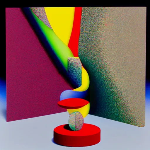 Prompt: abstract sculpture by shusei nagaoka, david rudnick, airbrush on canvas, pastell colours, cell shaded, 8 k