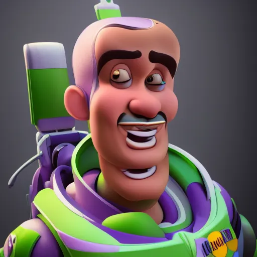 Image similar to Steve Harvey is Buzz Lightyear, hyperdetailed, artstation, cgsociety, 8k