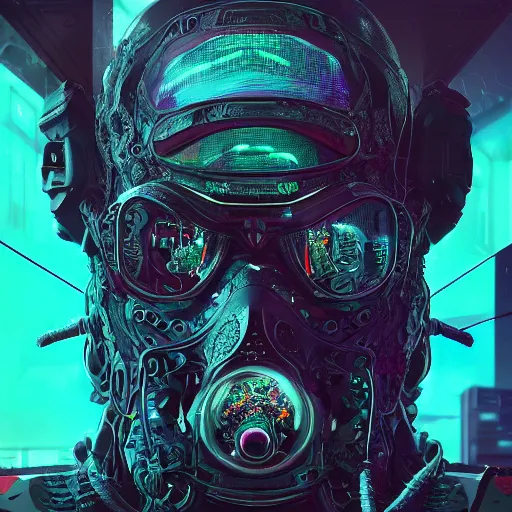 Image similar to portrait of a squid monster. intricate abstract. cyberpunk, intricate artwork. neon eyes, by Tooth Wu, wlop, beeple. octane render, trending on artstation, greg rutkowski very coherent symmetrical artwork. cinematic, hyper realism, high detail, octane render, 8k, minimalistic, hyperrealistic surrealism, award winning masterpiece with incredible details, a surreal vaporwave liminal space, highly detailed, trending on ArtStation