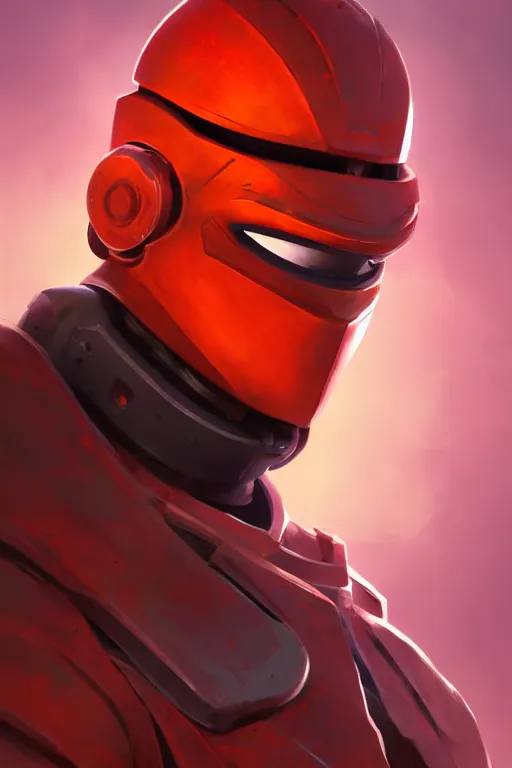 Image similar to epic mask helmet robot ninja portrait stylized as fornite style game design fanart by concept artist gervasio canda, behance hd by jesper ejsing, by rhads, makoto shinkai and lois van baarle, ilya kuvshinov, rossdraws global illumination radiating a glowing aura global illumination ray tracing hdr render in unreal engine 5