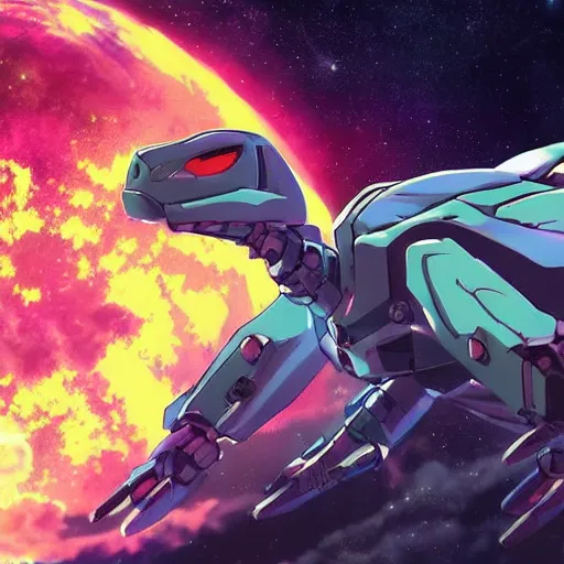 Image similar to a giant space turtle. Animation. Mecha show. semi-realistic anime illustration, modern mecha anime, in the style of Neon Genesis Evangelion, trending on Pixiv, cinematic, 4K
