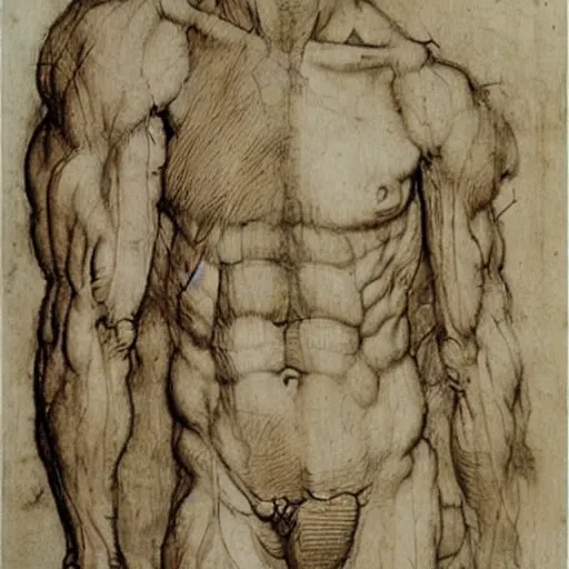 Image similar to Leonardo da Vinci anatomy study