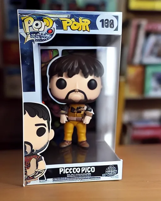 Image similar to piscou Funko Pop. Photographic, photography