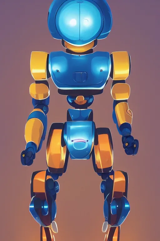 Image similar to metabots medabots medarotto medarot robot minimalist comics, behance hd by jesper ejsing, by rhads, makoto shinkai and lois van baarle, ilya kuvshinov, rossdraws global illumination ray tracing hdr radiating a glowing aura