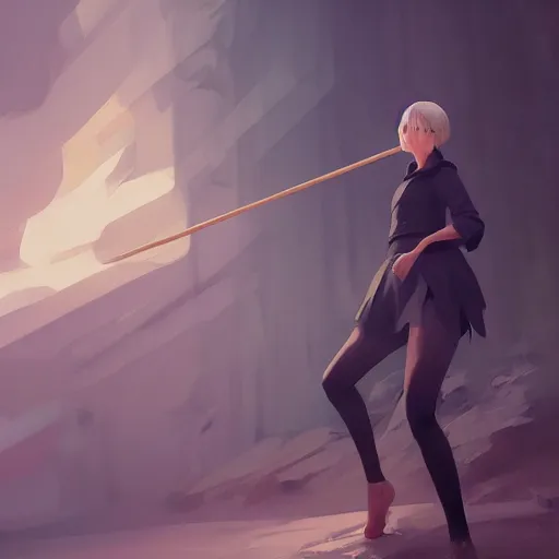 Prompt: long wooden stick, no background. 4 k, concept art, by wlop, ilya kuvshinov, artgerm, krenz cushart, greg rutkowski, pixiv. sharp focus, volumetric lighting, cinematic lighting, studio quality. no humans