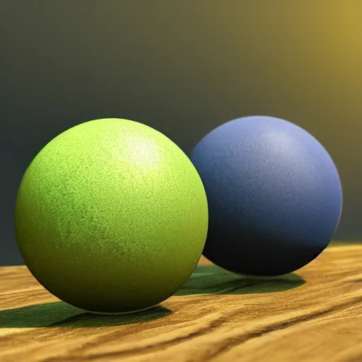 Prompt: three water spheres, hyper realistic render, transparent, refreshing, balanced, caustic