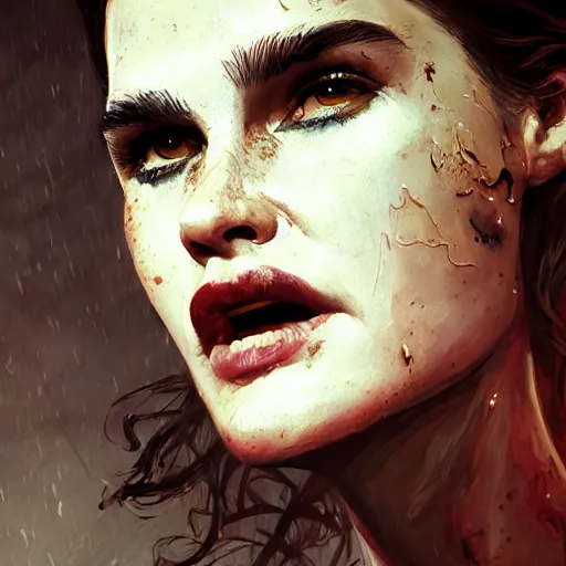 Prompt: young brooke shields as a zombie, 7 days to die zombie, fine art, award winning, intricate, elegant, sharp focus, cinematic lighting, highly detailed, digital painting, 8 k concept art, art by guweiz and z. w. gu, masterpiece, trending on artstation, 8 k