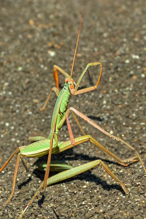 Image similar to praying mantis