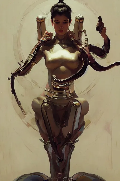 Image similar to buddhism, futurism, painting by greg rutkowski, j. c. leyendecker, artgerm