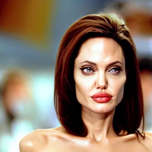 Prompt: angelina jolie in hackers 1 9 9 5