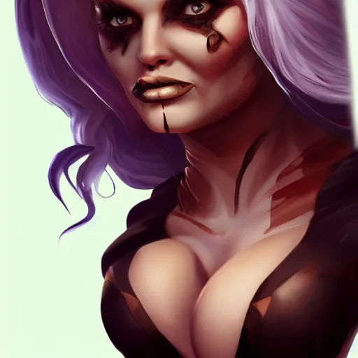 Image similar to halloween woman, trending on artstation, 30mm, by Artgerm