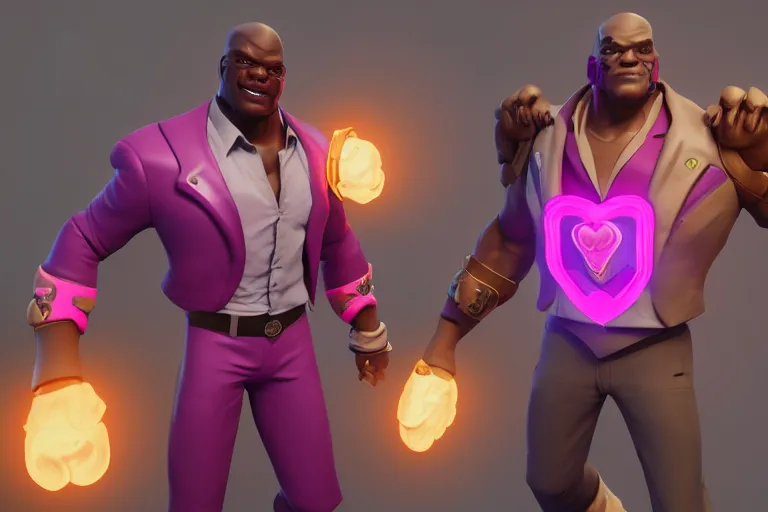 Image similar to doomfist, pink blazer, overwatch game, digital art, high detailed, unreal engine, artstation, 3 d render